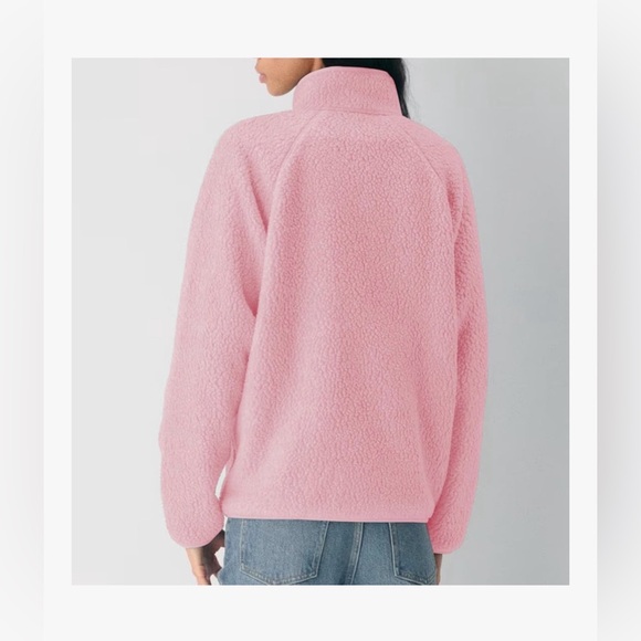 NWT Pink Fleece Sherpa Jacket-S - Picture 4 of 15